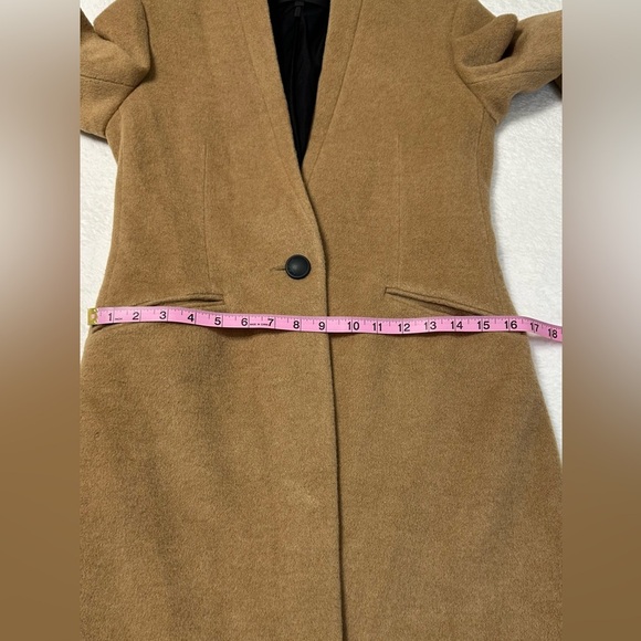 Rag & Bone Wool Tan Camel Hair Peacoat Coat  Size XS or 0 - Picture 10 of 16
